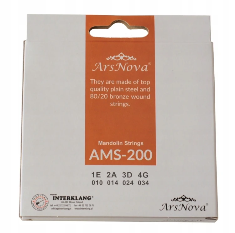 STRUNY DO MANDOLINY AMS-200