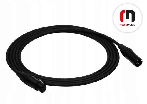 Kabel DMX XLR - XLR Red's Music DX 0110 1 m