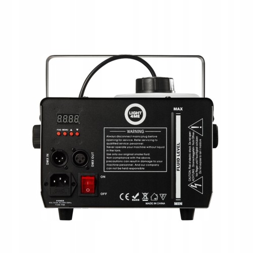Wytwornica dymu mgły Light4Me FOG 1500 LED V2 pilot 2,5 l 1500 W
