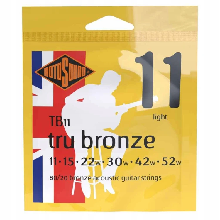 Struny do gitary akustycznej ROTOSOUND TB11