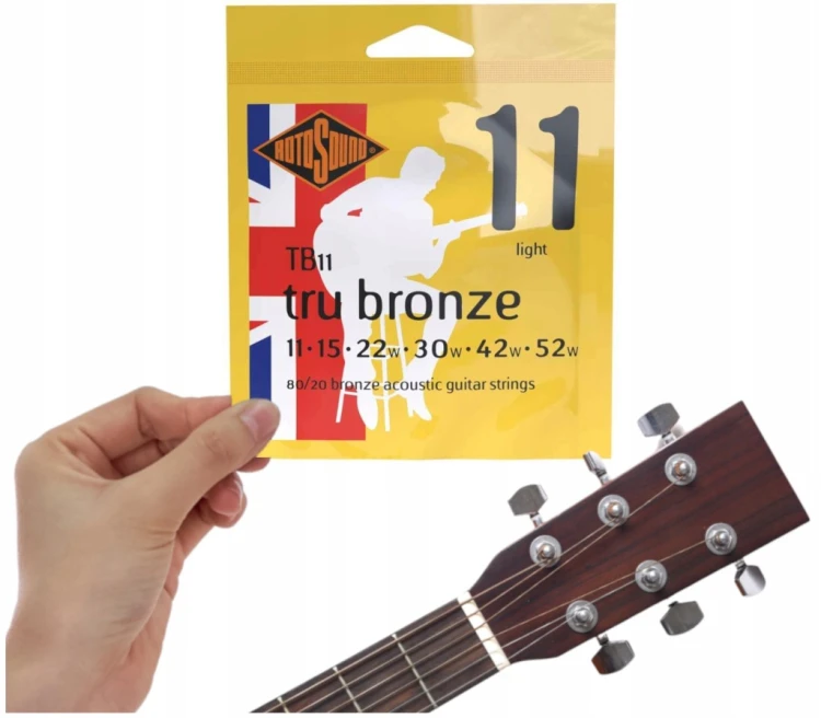 Struny do gitary akustycznej ROTOSOUND TB11