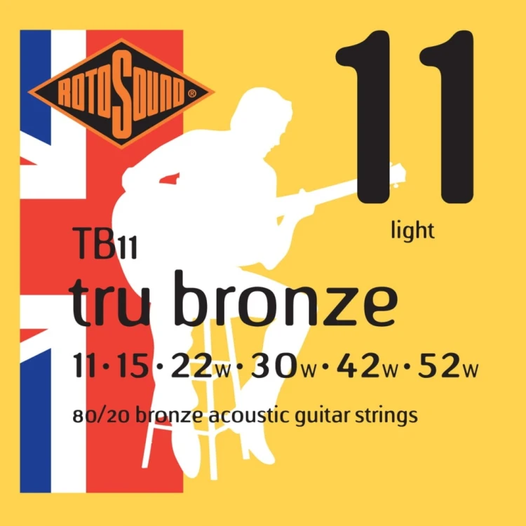 Struny do gitary akustycznej ROTOSOUND TB11
