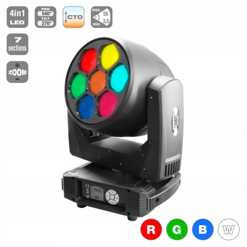 Flash MH-WASH-BE LED 740 PRO - Głowa ruchoma