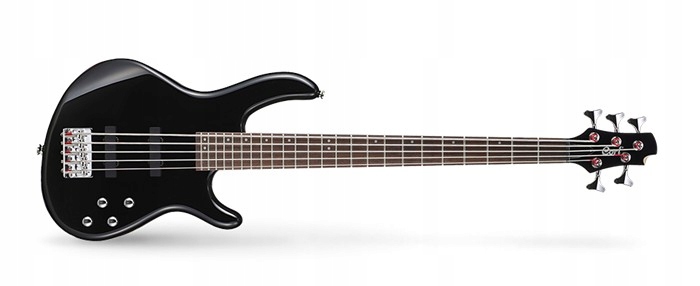 Gitara Cort ACTION BASS V PLUS CZARNA 5 struny + GRATIS TUNER I KOSTKI!