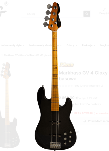 Markbass GV 4 Gloxy Val Black CR MP gitara basowa MEG Sklep muzyczny.png