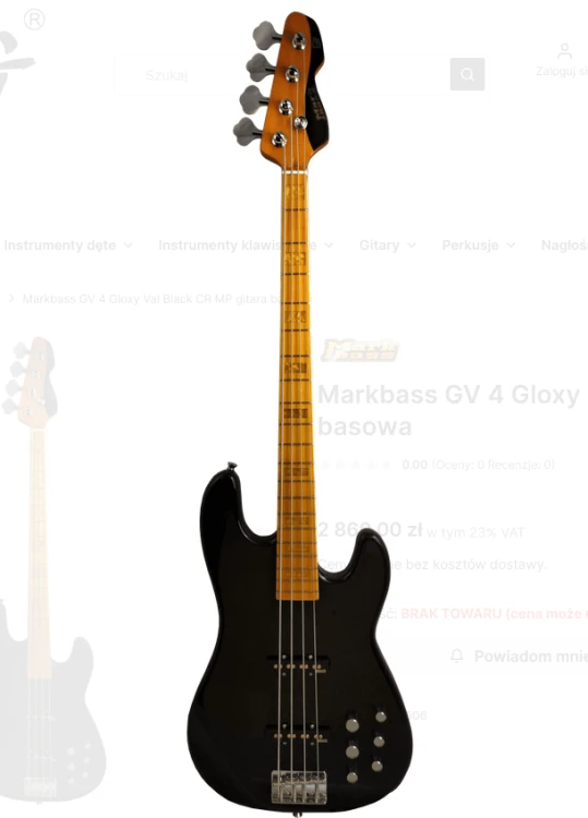 Markbass GV 4 Gloxy Val Black CR MP gitara basowa MEG Sklep muzyczny.png