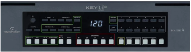 Keyboard KEYLI-61 Soundsation z dynamiką