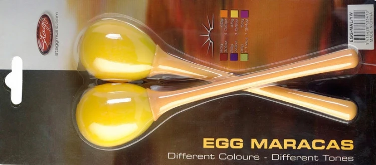 Marakas Shaker Stagg EGG-MA L/YW