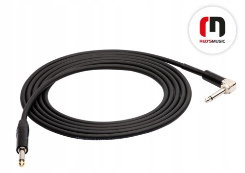 Kabel instrumentalny jack kątowy GC1270 BX Red's music 7 m