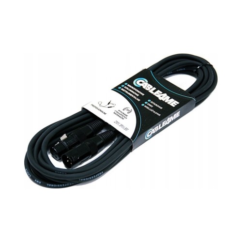 Cable4me kabel DMX AES/EBU XLR-3Pin do oświetlenia 3 m czarny 110 ohm