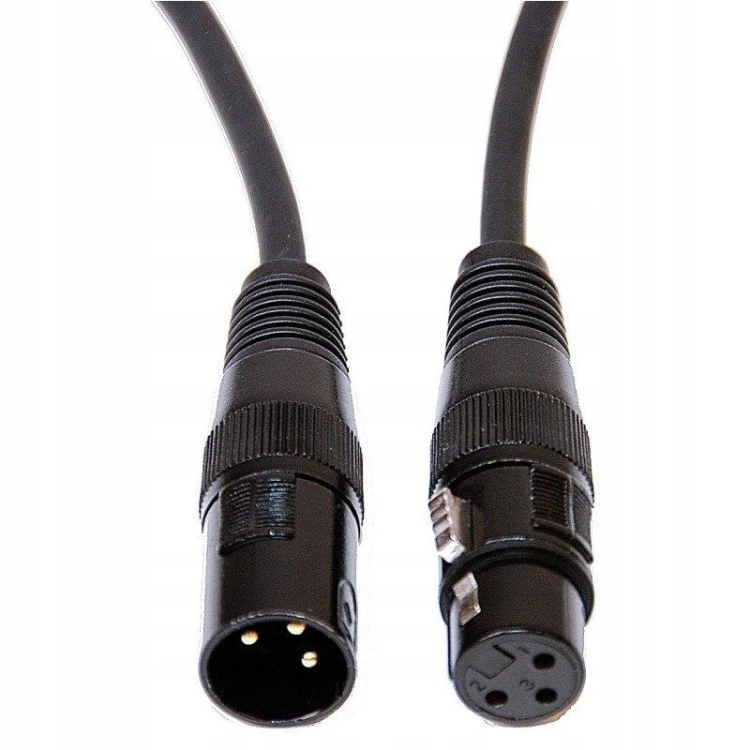 Cable4me kabel DMX AES/EBU XLR-3Pin do oświetlenia 3 m czarny 110 ohm