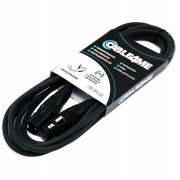 Cable4me kabel DMX AES/EBU XLR-3Pin do oświetlenia 3 m czarny 110 ohm