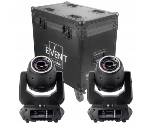 Głowa ruchoma Flash MH-SOLO200 2x + Case ZESTAW