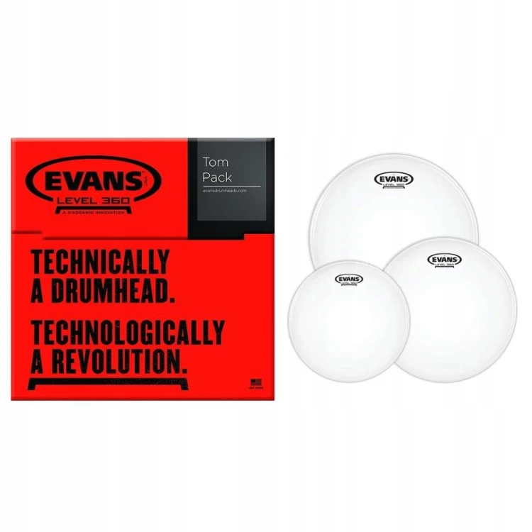 Naciągi Evans ETP-G2CTD-S Zestaw Standard 12", 13", 16" Evans G2 Coated