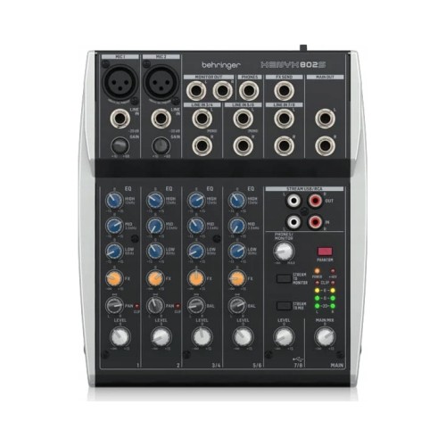 Behringer XENYX 802S 8-kanałowy mikser analogowy z interfejsem USB