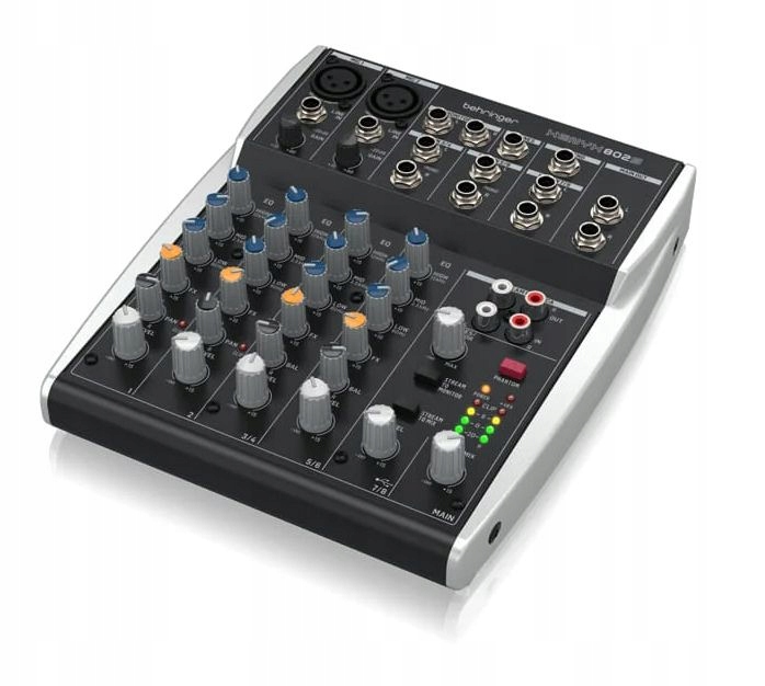 Behringer XENYX 802S 8-kanałowy mikser analogowy z interfejsem USB