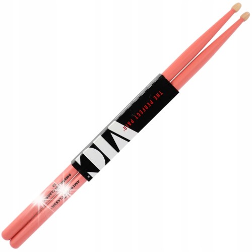 Pałki pałeczki perkusyjne Hikora Różowe Vic Firth American Classic 5A Pink